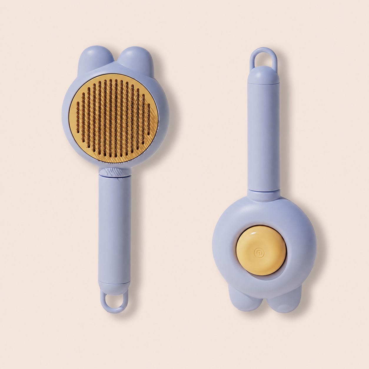 One-Click Self-Cleaning Pet Grooming Brush