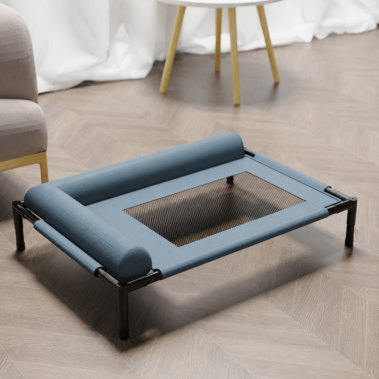 Elevated Breathable Pet Cot Bed for Dogs & Cats