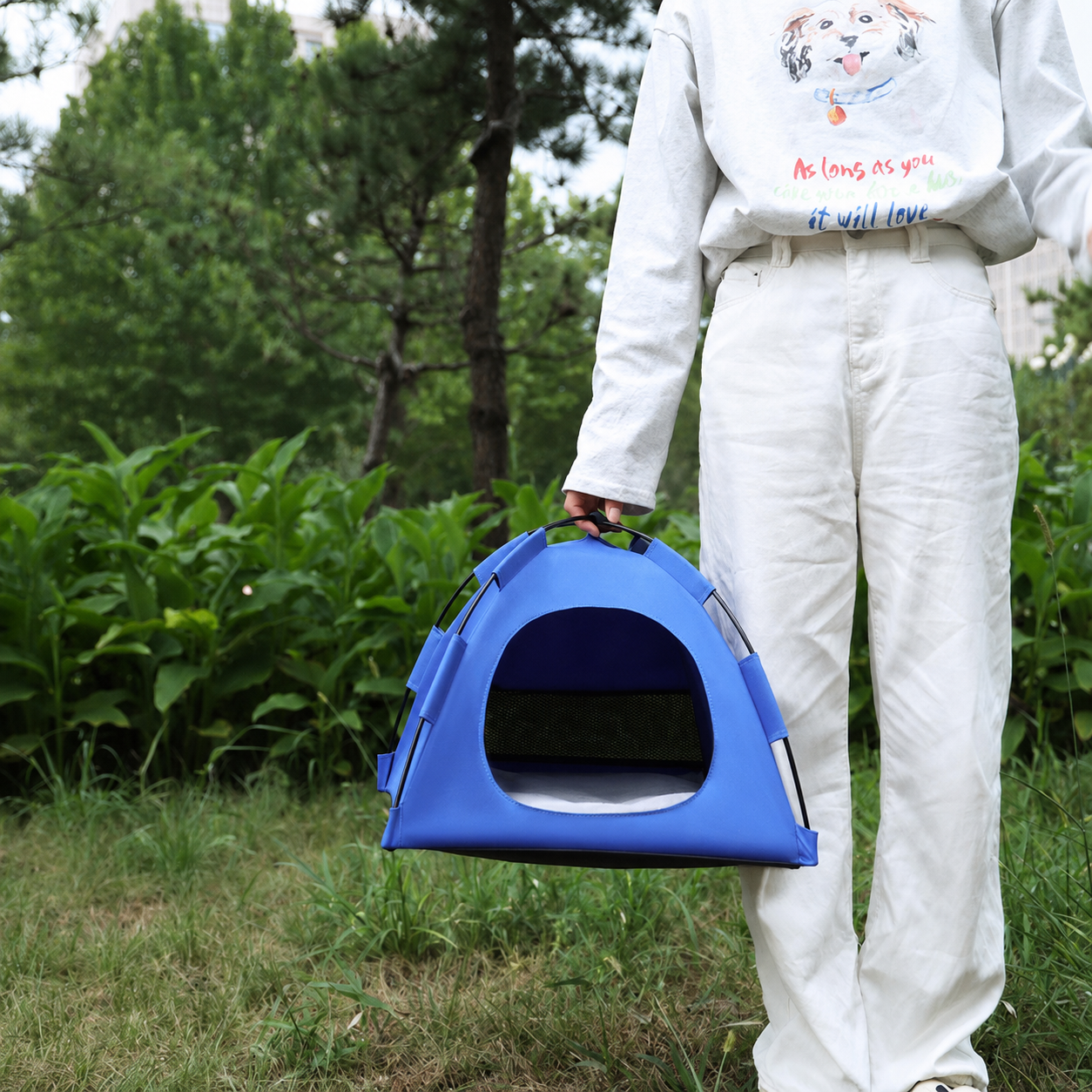 Portable Folding Pet Tent Bed