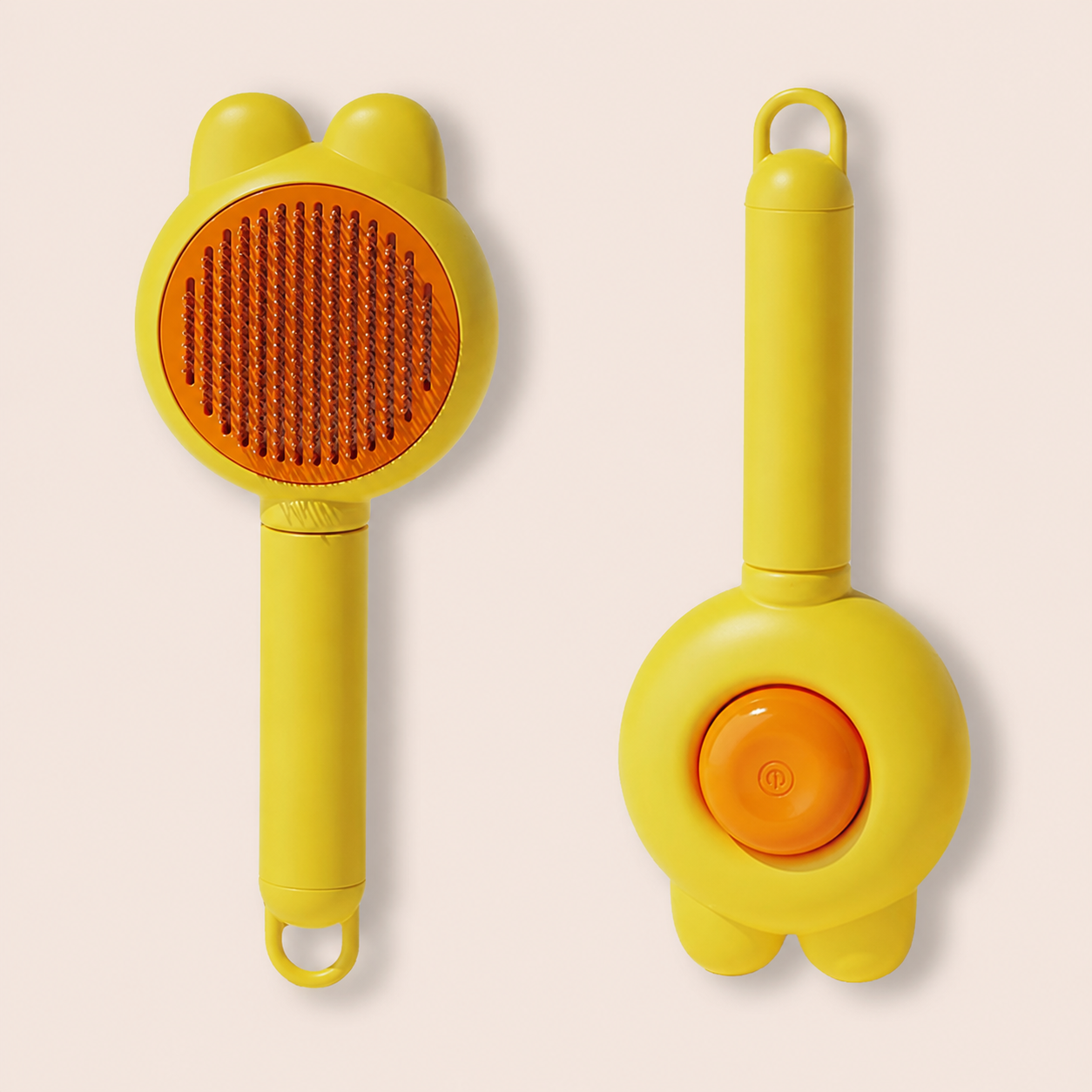 One-Click Self-Cleaning Pet Grooming Brush