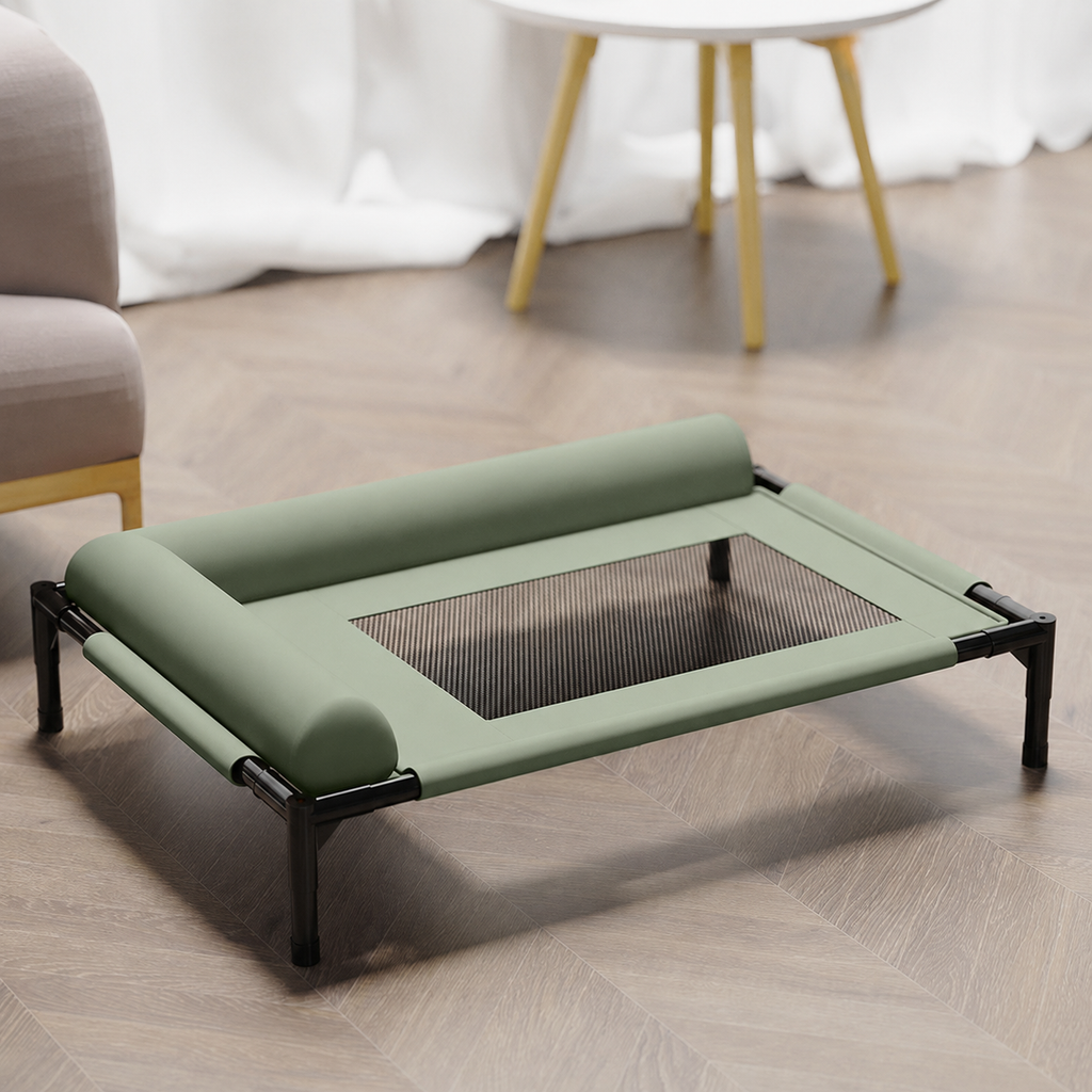 Elevated Breathable Pet Cot Bed for Dogs & Cats