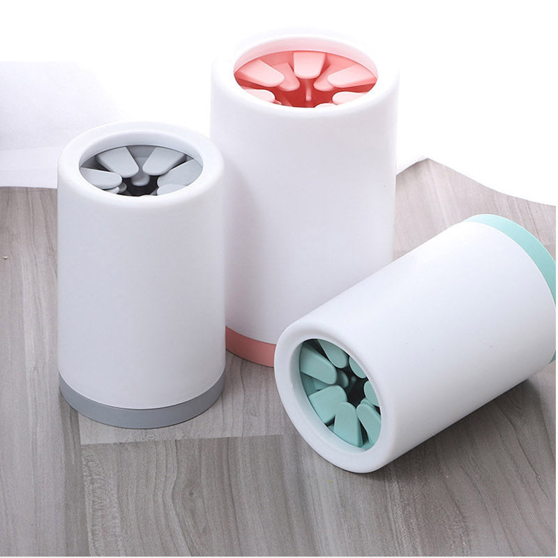 Semi-Automatic Silicone Pet Paw Washer Cup