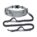 Hands-Free Dog Running Leash with Waist Pack
