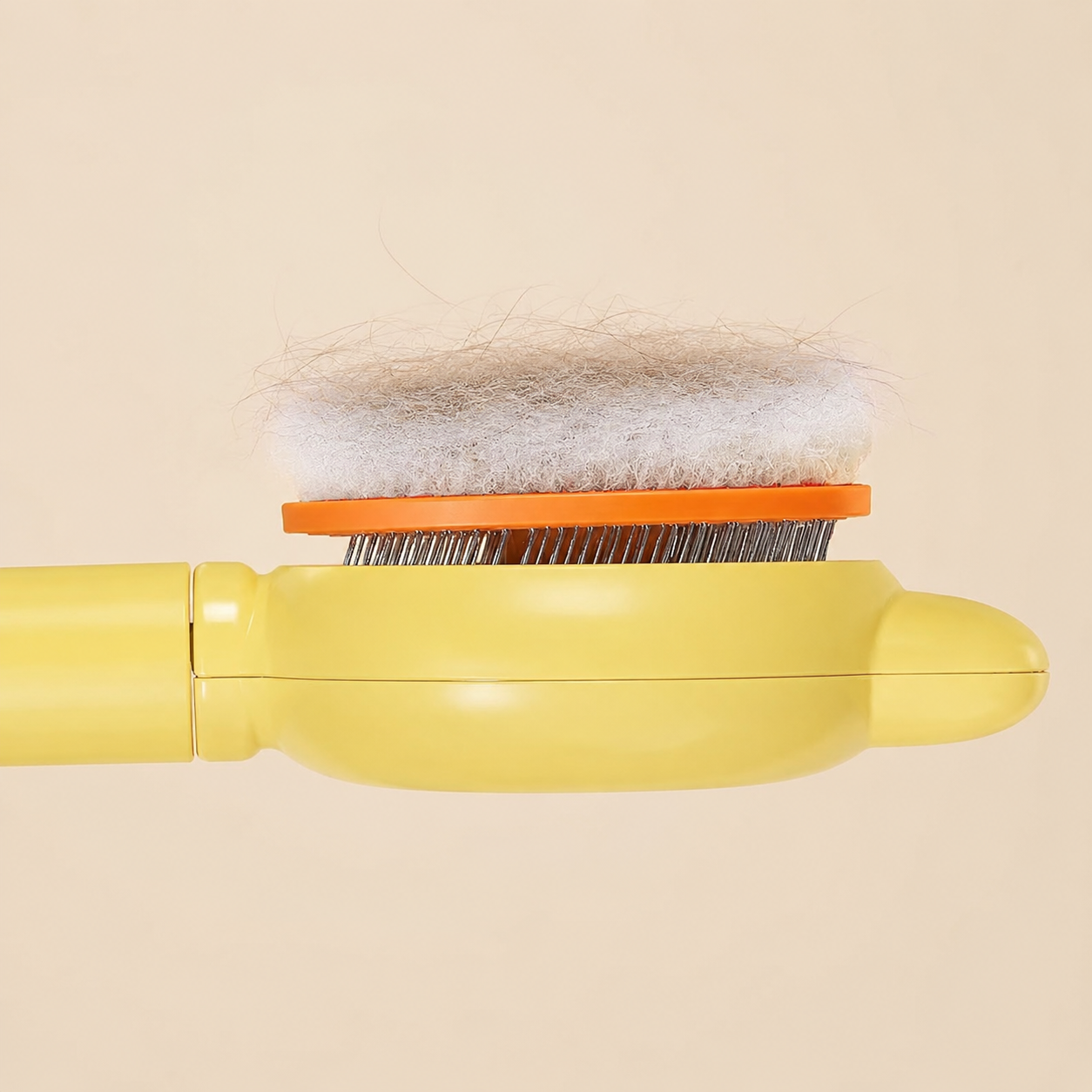 One-Click Self-Cleaning Pet Grooming Brush