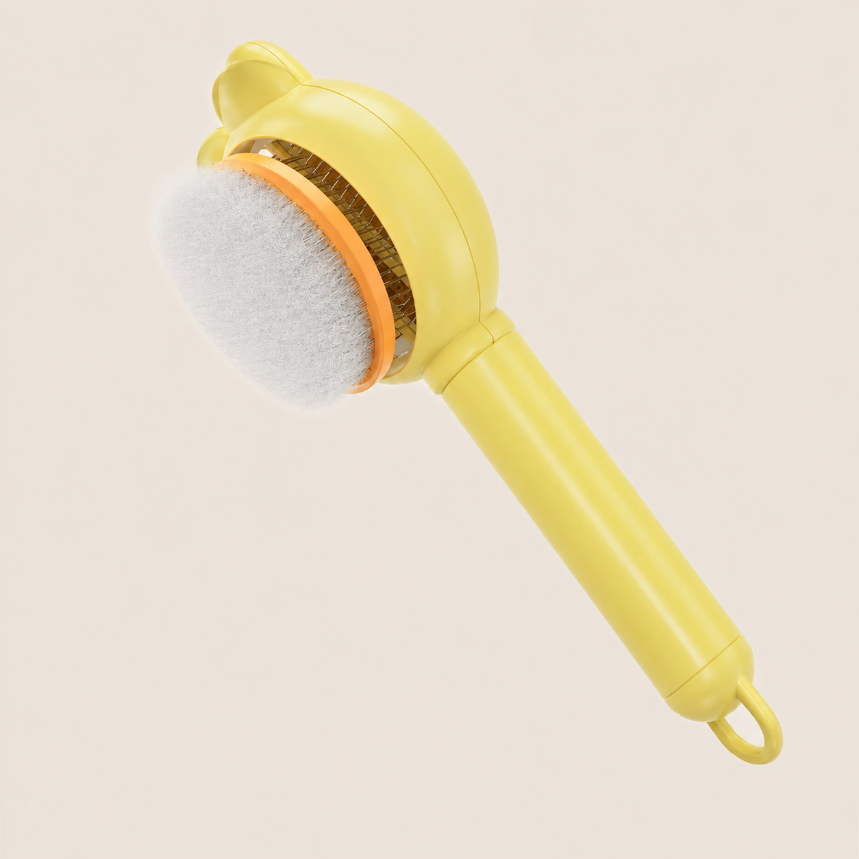 One-Click Self-Cleaning Pet Grooming Brush
