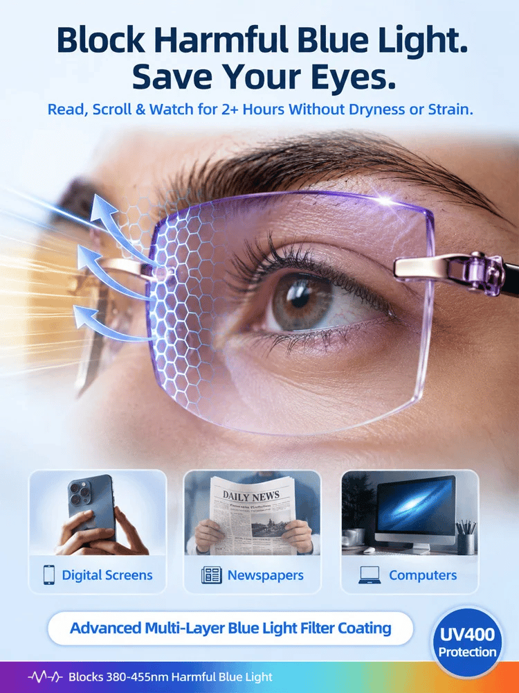 🔥Last Day BUY 1 GET 1 FREE EACH $9.99 ONLY🔥Smart Zoom Diamond-Cut Reading Glasses