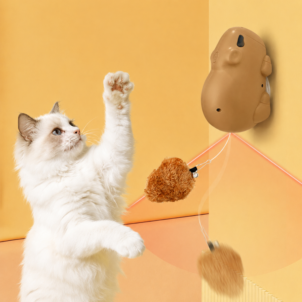 Capybara Smart Lifting Cat Toy