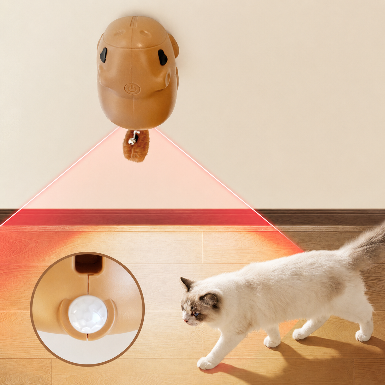 Capybara Smart Lifting Cat Toy
